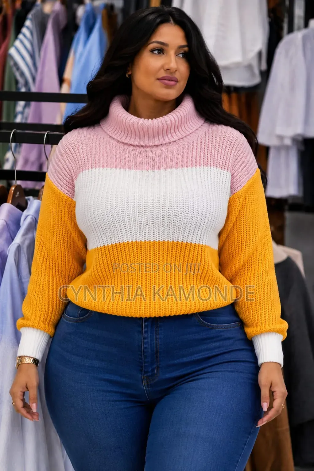 Knit Pull Neck Sweater
