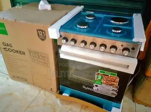 Syinix 60by 60. 3+1 With Electric Oven Auto Ignition Switch