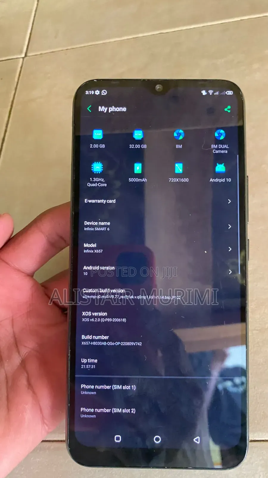 Infinix Smart 6 32 GB Black