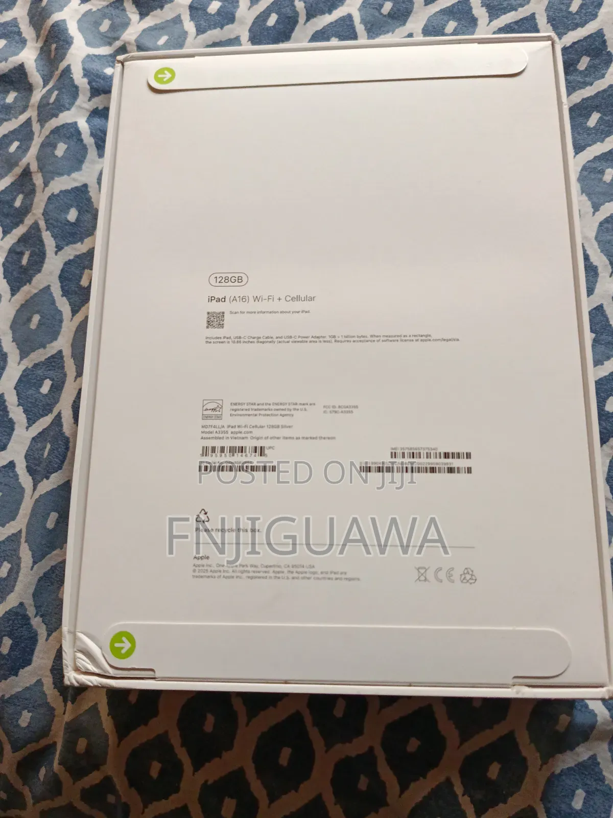 New Apple iPad (2025) 128 GB Silver