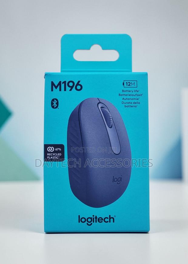 Logitech M196 Wireless Bluetooth Mouse - Black/White