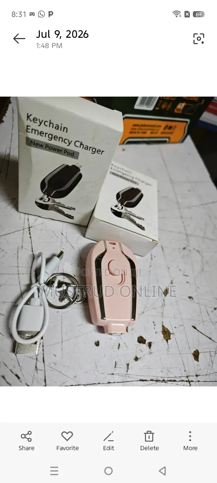 Keychain Emergency Changer