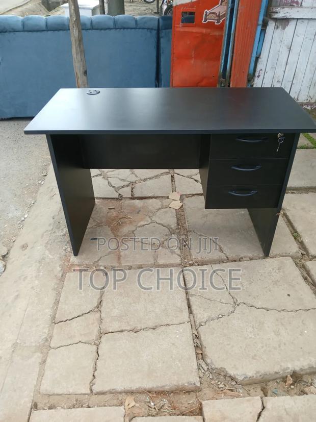Black Office Tables 1.2m - thumbnail 2