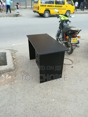 Black Office Tables 1.2m