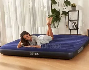 Intex 4x6 Inflatable Mattress Air Bed With Free Electric Air Pump