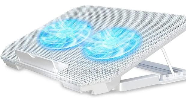 Metal Mesh Laptop Cooler With Adjustable Viewing Angles