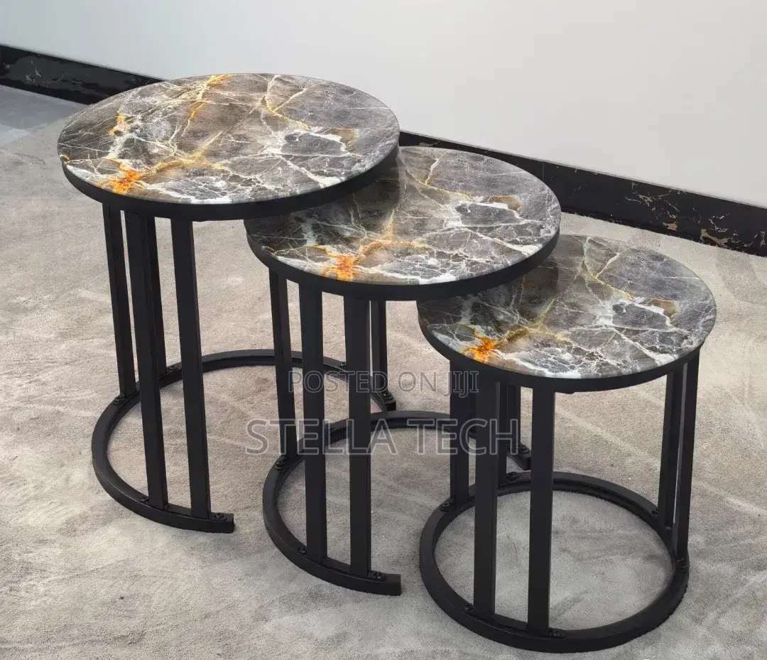 3 in 1 Executive Table (Glass Effect)