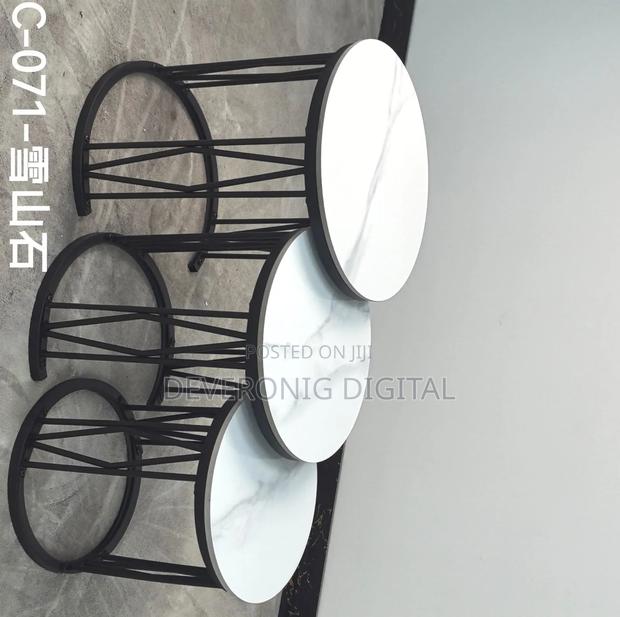 3 in 1 Executive Pure Marble Table