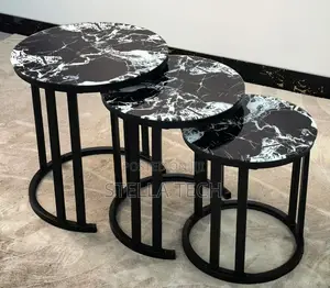 3 in 1 Executive Table (Glass Effect)