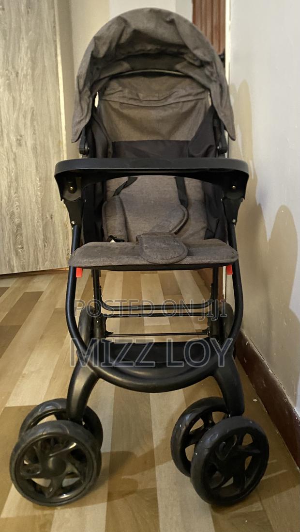 Lightweight Foldable Baby Stroller-grey-good Condition