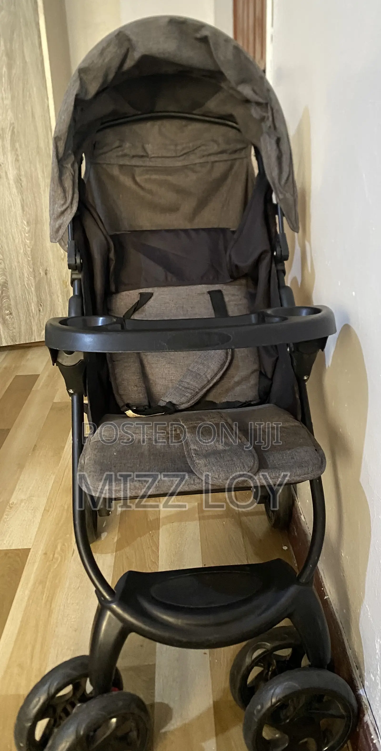 Lightweight Foldable Baby Stroller-grey-good Condition