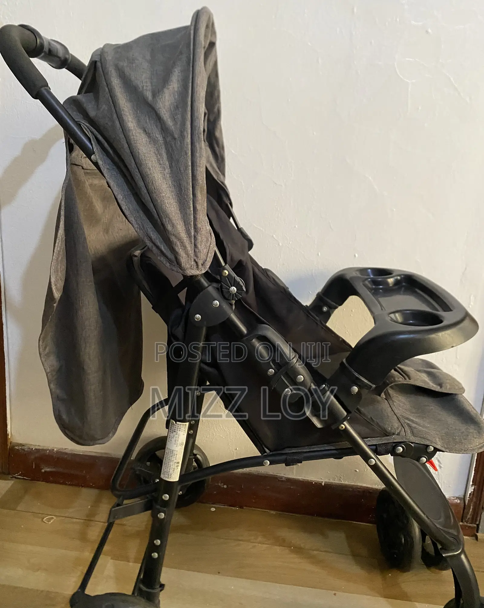 Lightweight Foldable Baby Stroller-grey-good Condition