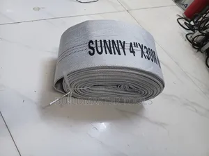 Sunny 4" X 30m Layflat Canvas Delivery Hose Pipe