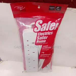 Original Itel 4way Extension,3m Cord