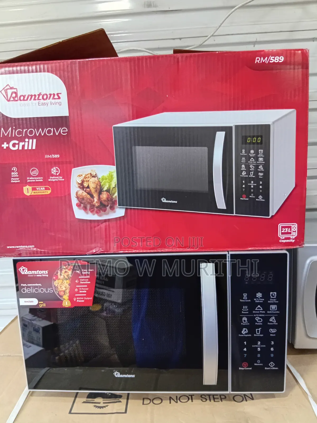 Ramtons 20 Litres Microwave +Grill Rm /589