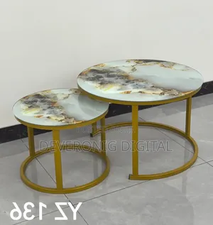Nesting Coffee Table (Glass Effect)