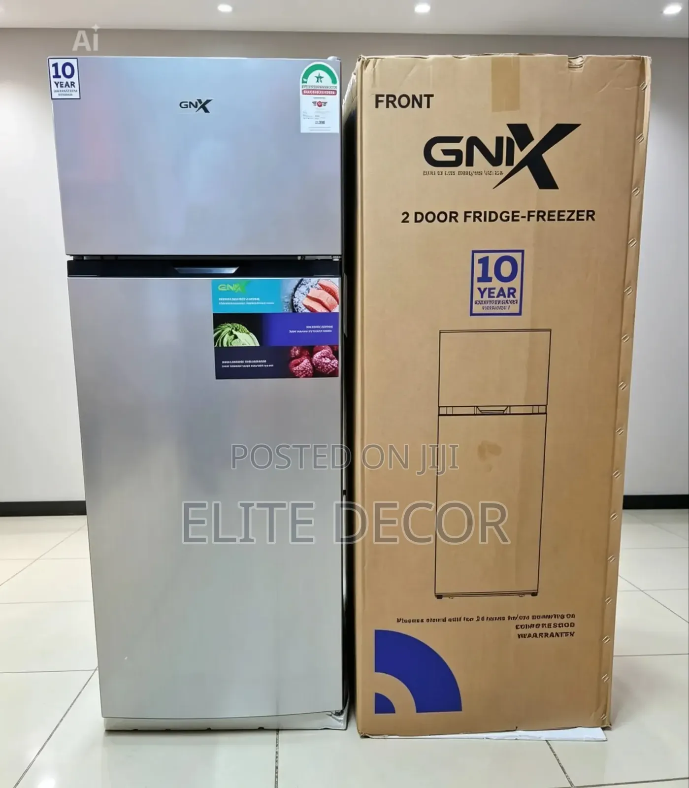 Gnix 206l Fr-236-Df Double Door Refrigerator – Energy Efficient Top