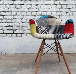 Dining Chair: Tribal Print Upholstered Modern Chair