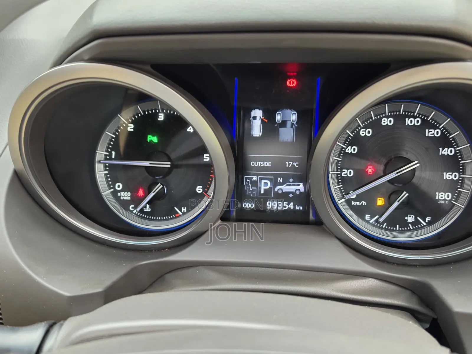 Toyota Land Cruiser Prado 2016 Burgundy