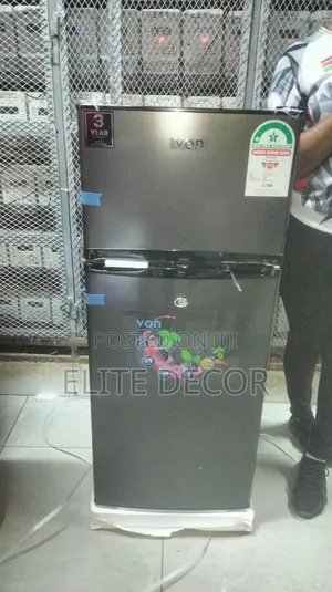 Von 125l Double Door Fridge Vrt-125drag – Direct Cool, Top Freezer,