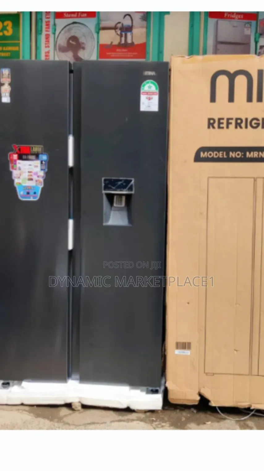 Mika Fridge 595l Side by Side No Frost With Dispenser