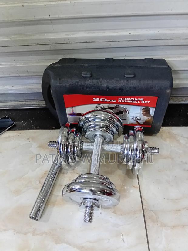 20 KGS Dumbbells Set With Case - thumbnail 2