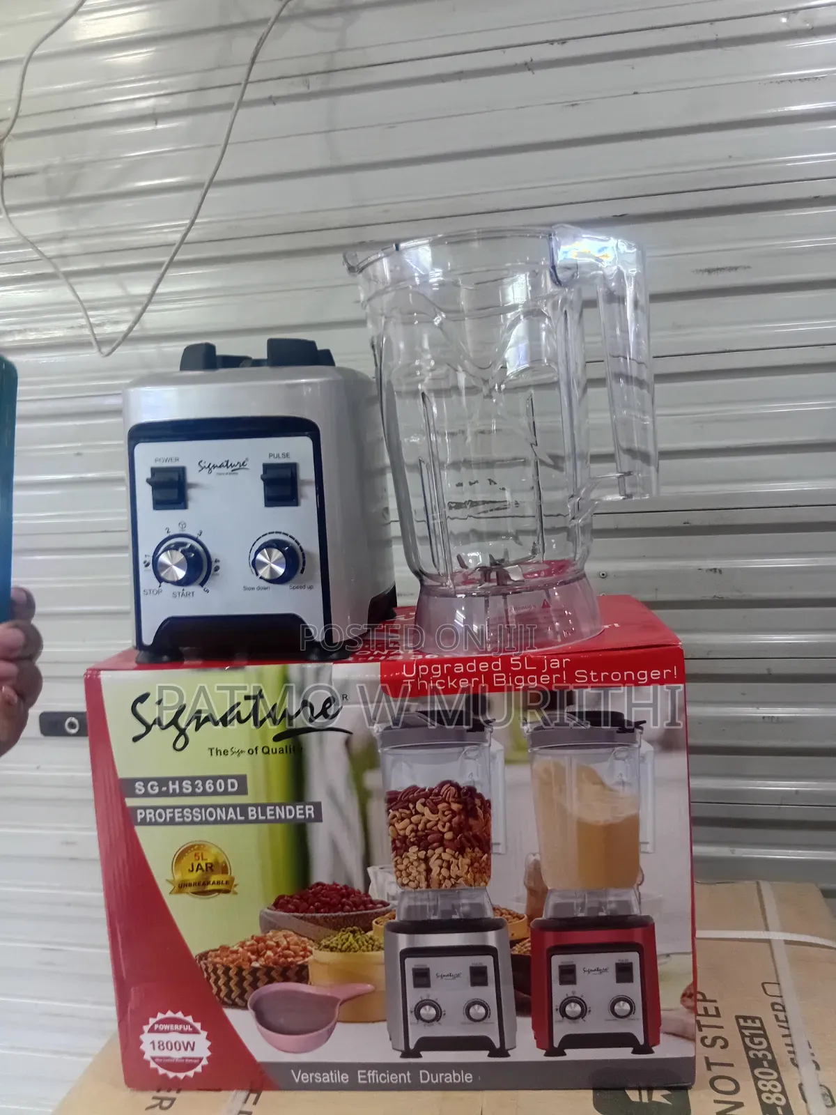 Commercial Signature Blender 1800 Watts 5 Litres Jar