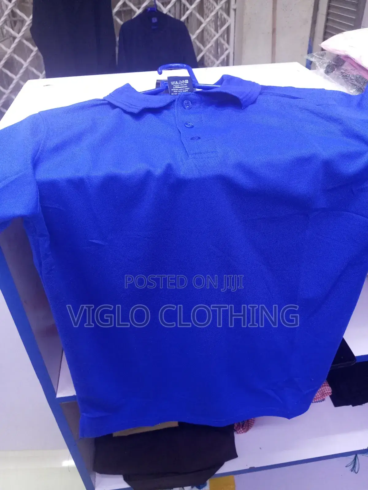 Plain Dark Blue Poloshirts
