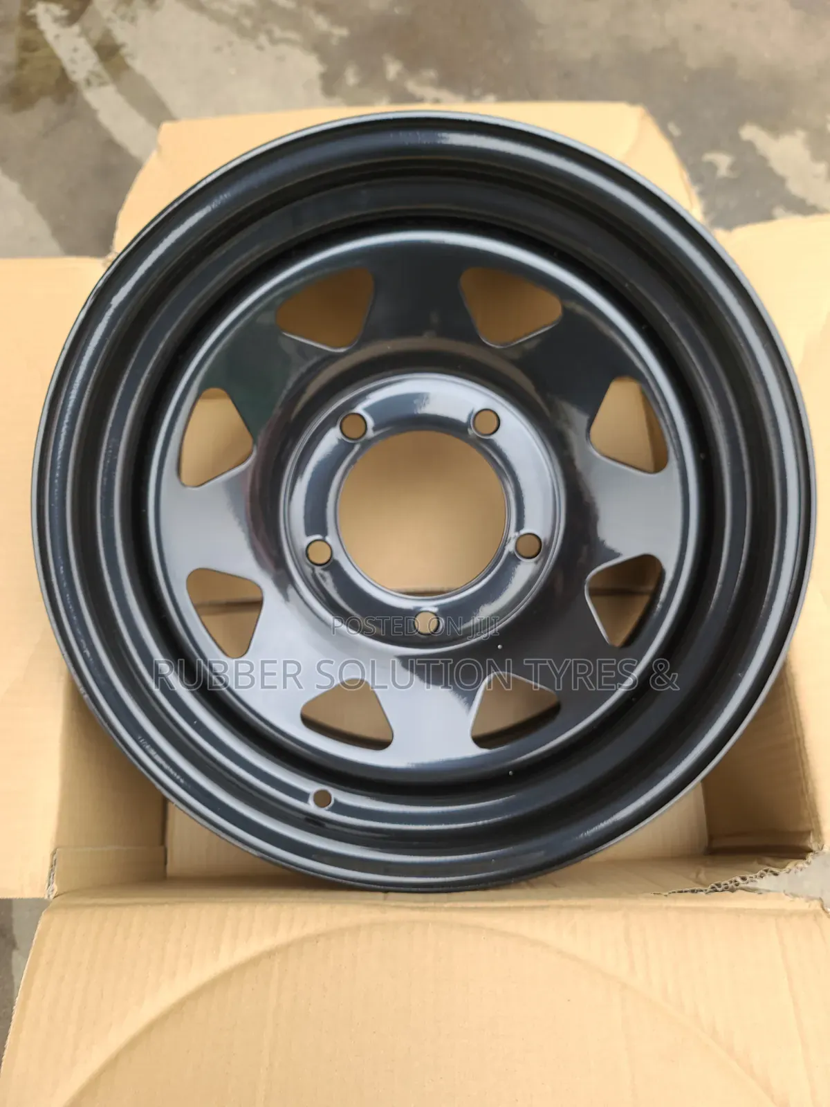 Rims Size 16 Hinches 5 Holes 7 J Steel Rims for Landcruiser