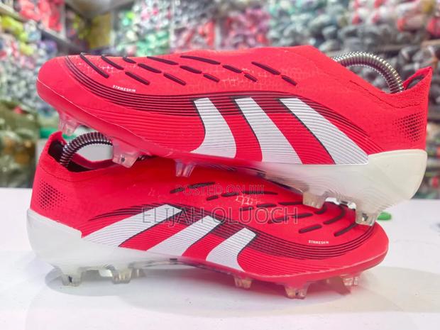 Adidas Predator Elite Fg Football Boots "Lucid Red" Colorway - thumbnail 2