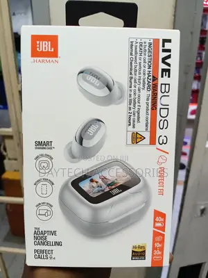 JBL Live Buds 3 True Wireless Noise Cancelling Earbuds - White