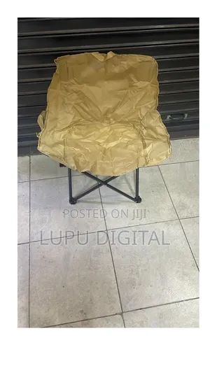Outdoor Portable Camping Chair Beige, Green
