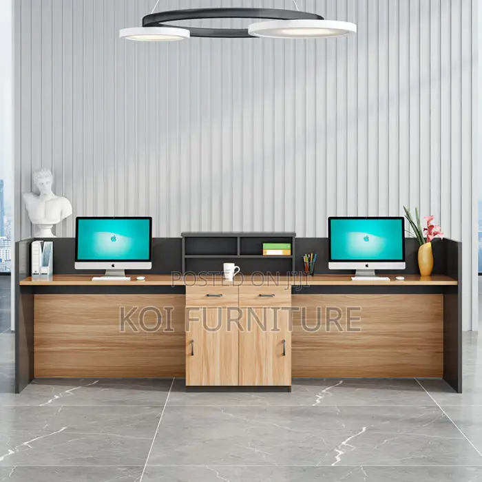 Reception Desk; 1.8 Meter Construction Reception Table Desk