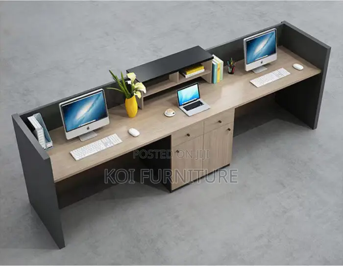 Reception Desk; 1.8 Meter Construction Reception Table Desk