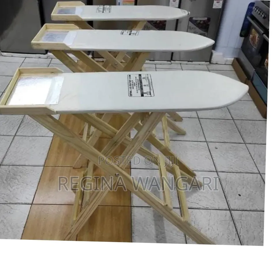 Ironing Board With Wooden Stands