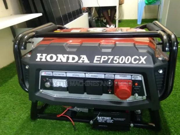 Honda Ep7500cx 7.5kva Petrol Generator With Wheels and Handle