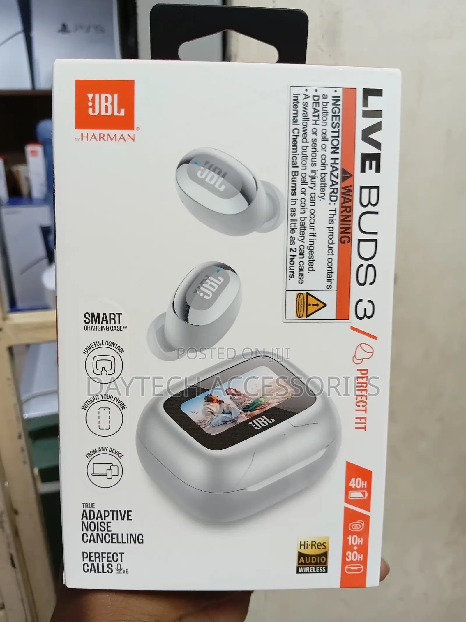 JBL Live Buds 3 Wireless Bluetooth Buds Headphones