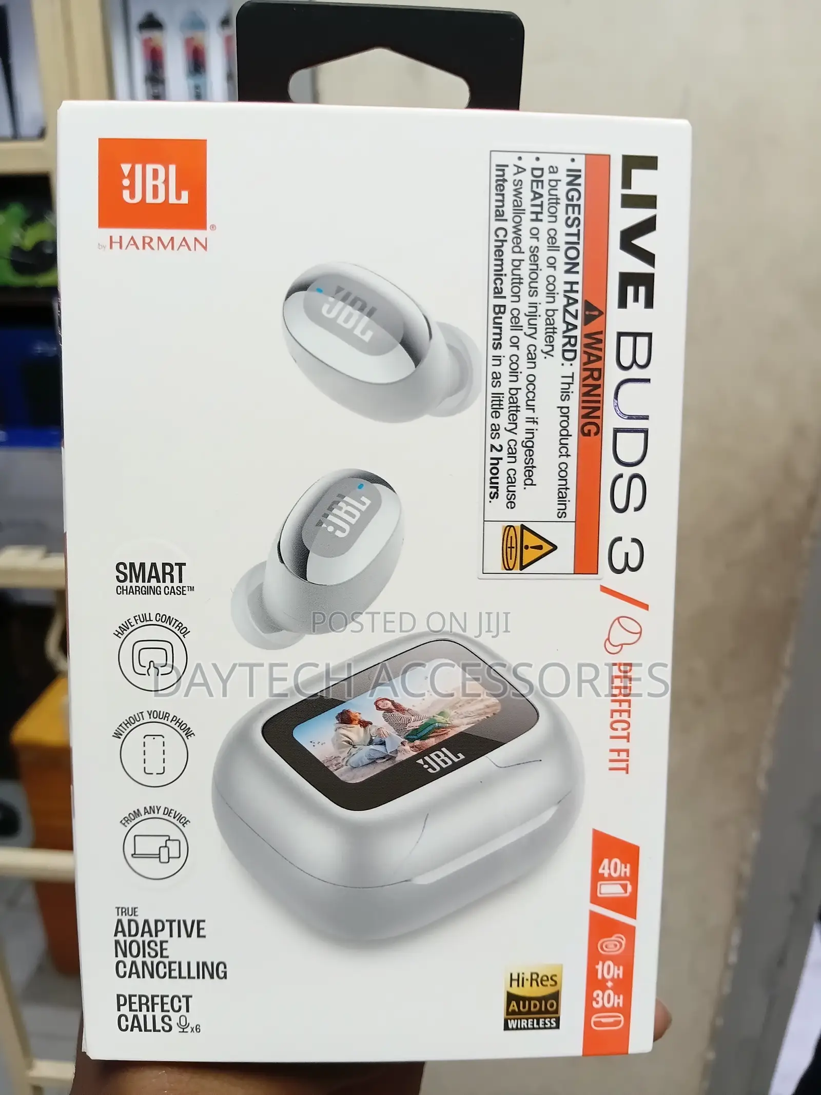 JBL Live Buds 3 Wireless Bluetooth Buds Headphones