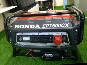Honda Ep7500cx 7.5kva Petrol Generator With Wheels and Handle