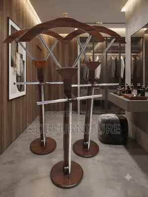 Dressers; Mahogany Executive Long Professionals Coat Hanger