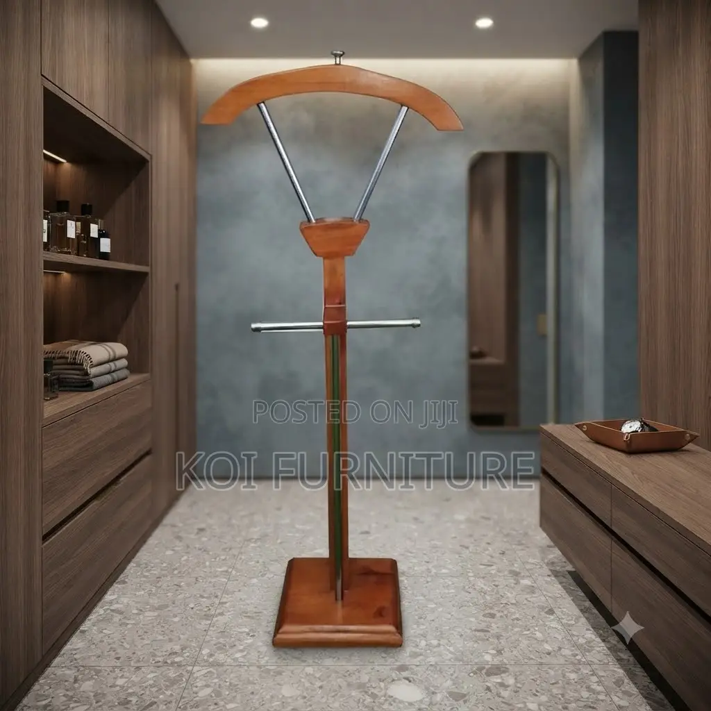 Dressers; Mahogany Executive Long Professionals Coat Hanger