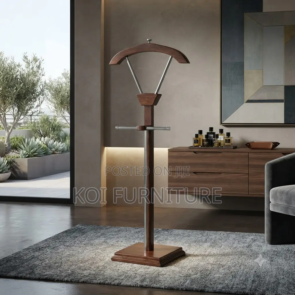 Dressers; Mahogany Executive Long Professionals Coat Hanger