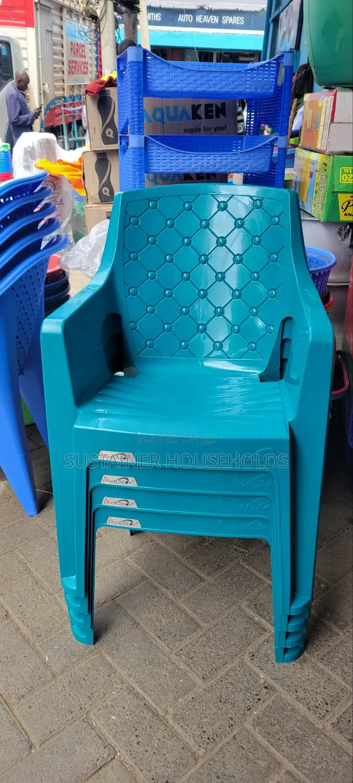 Green Kenstar Plastic Chairs