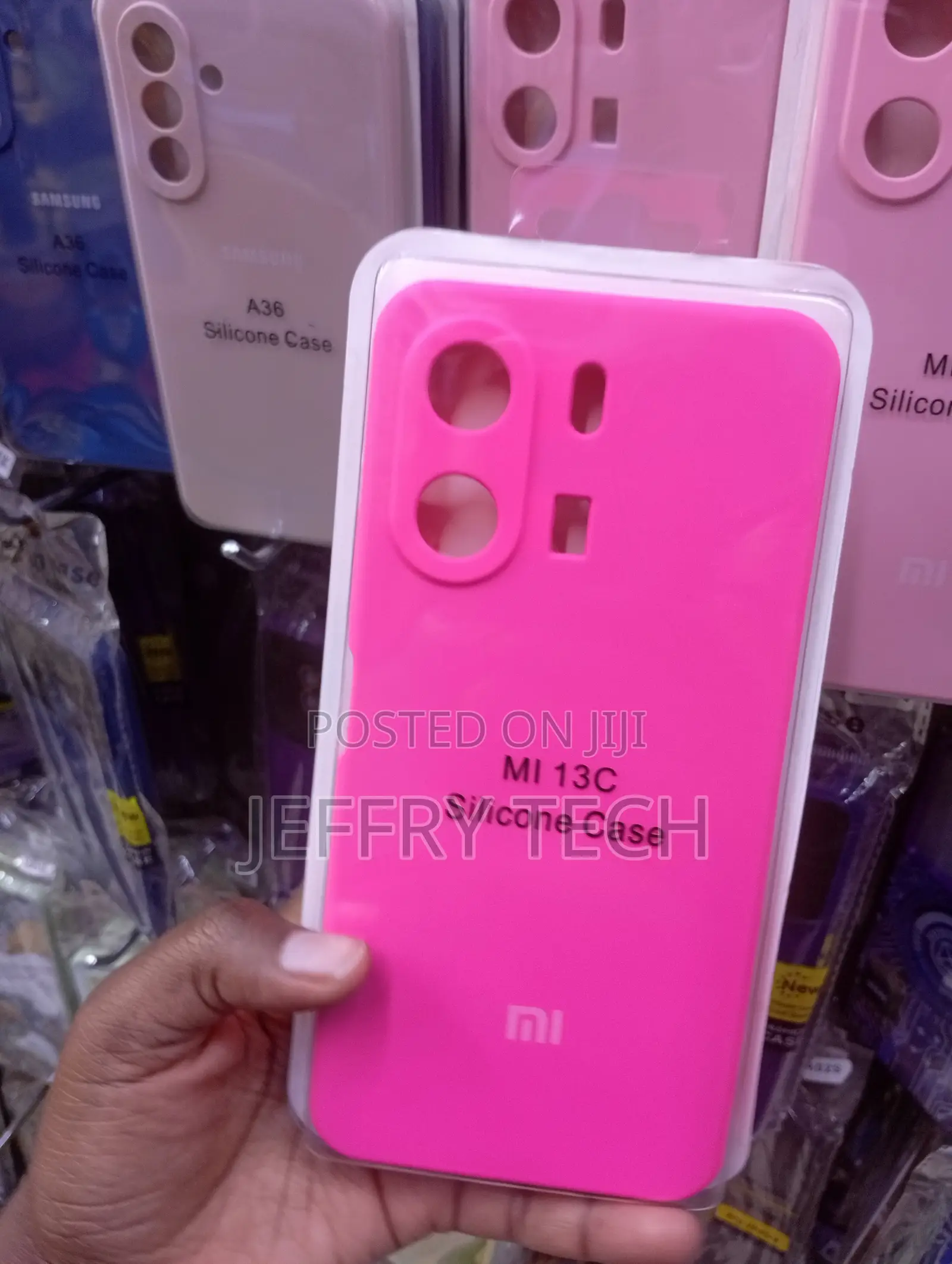 "Mi 13c Hot Pink Matte Silicone Phone Case