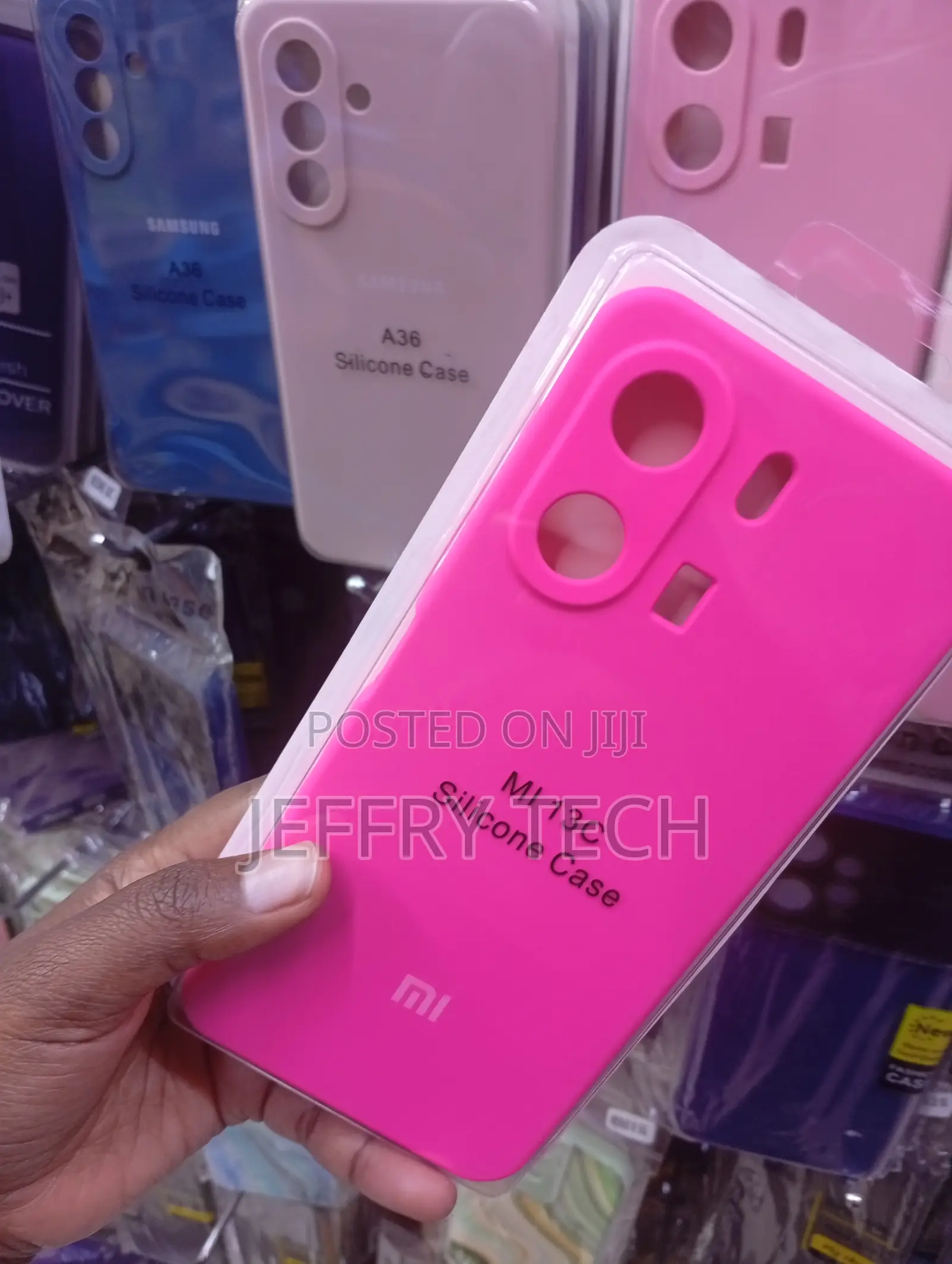 "Mi 13c Hot Pink Matte Silicone Phone Case