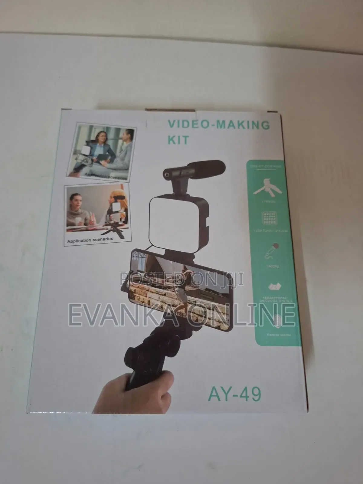 Ay-49 Video Making Kit With Microphone and Led