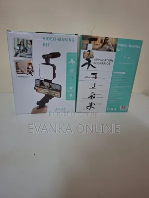 Ay-49 Video Making Kit With Microphone and Led