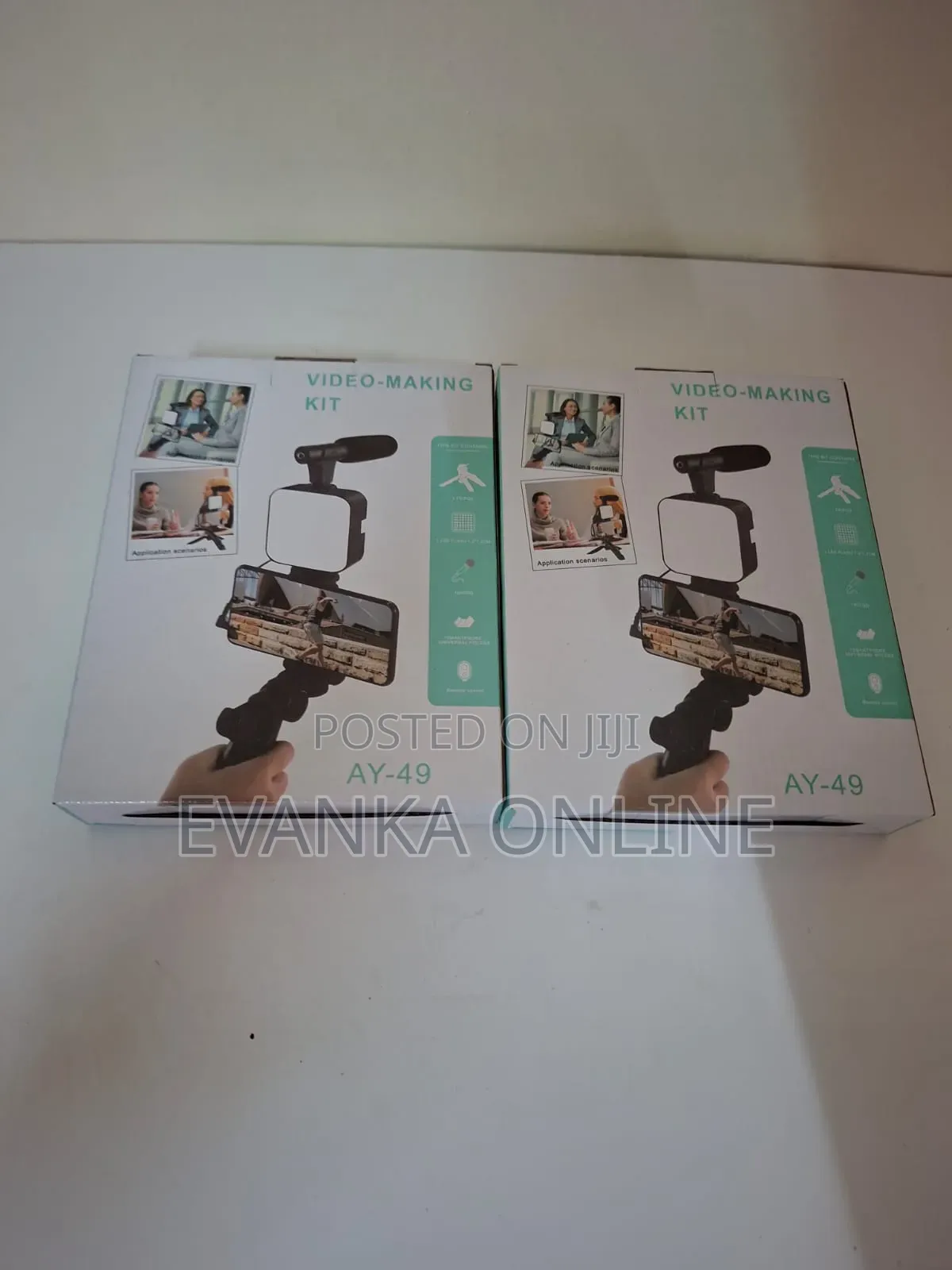 Ay-49 Video Making Kit With Microphone and Led