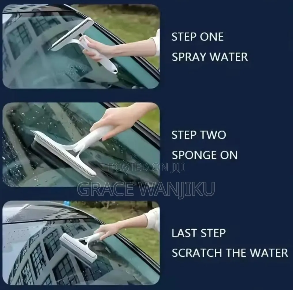 Window Glass Wiper Cleaner* Multifunctional Window Cleaner Squeegee