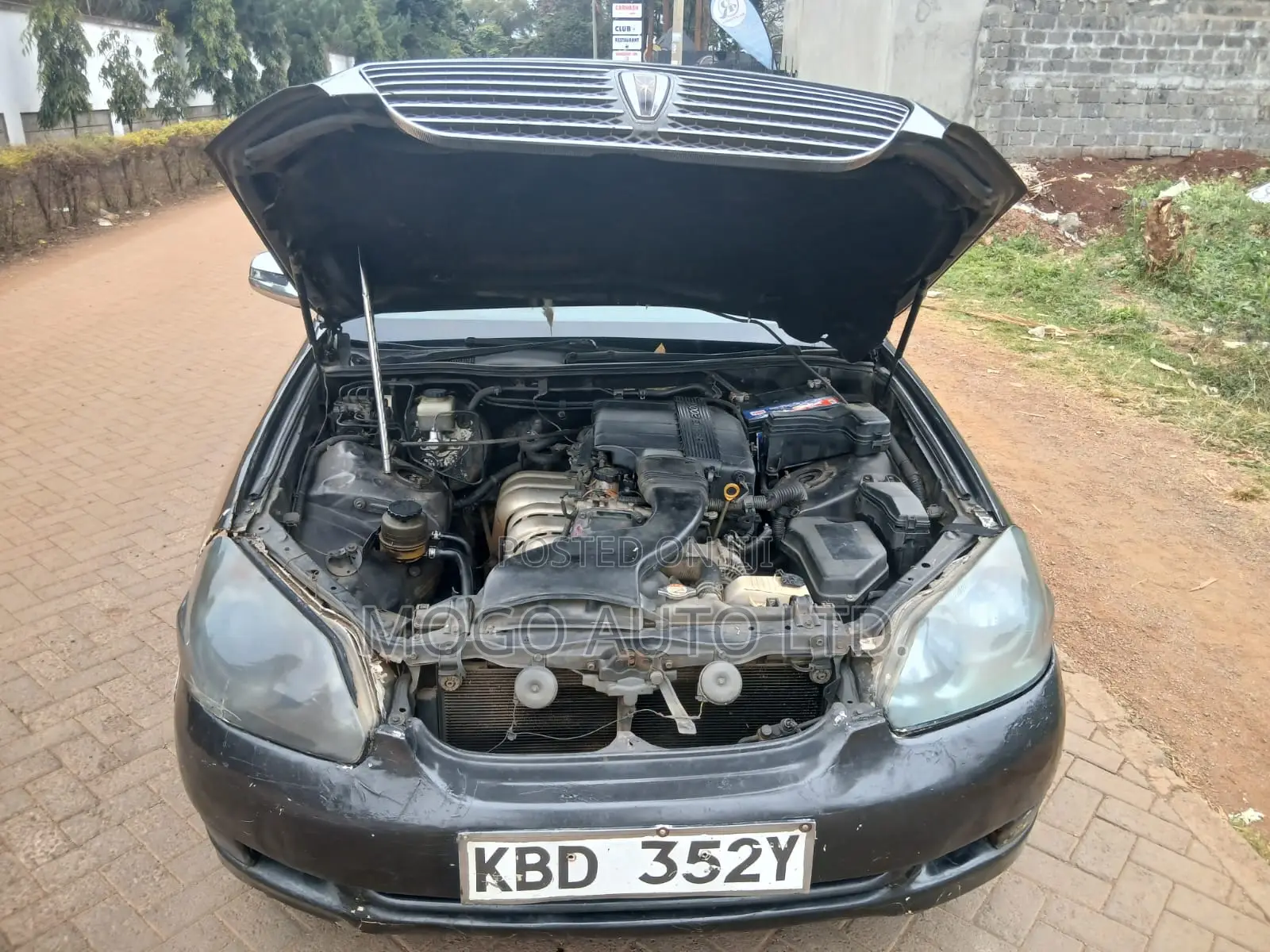 Toyota Mark II 2001 Gray